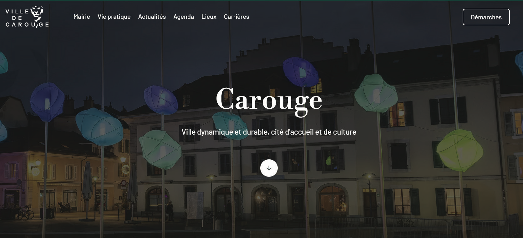 Carouge se dote d’un nouveau site internet | Genève Home Informations